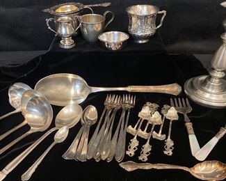 Q038 Demitasse Spoons Silverplated Cups and Flatware