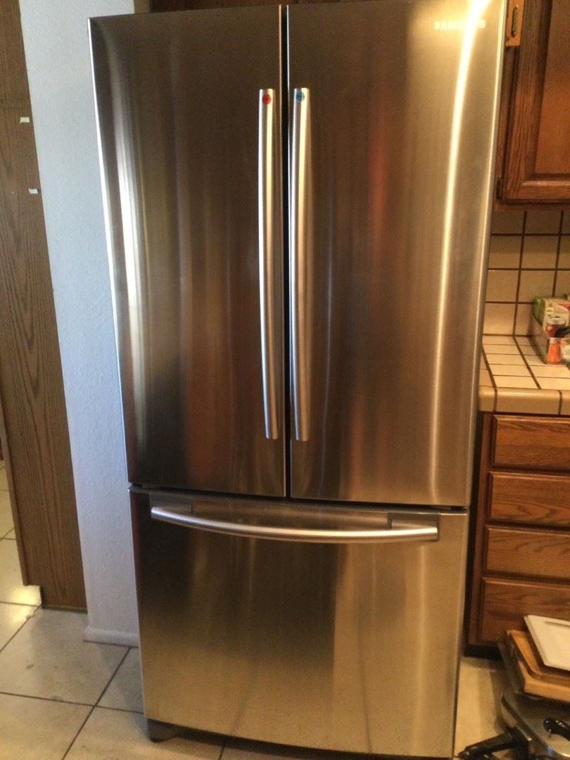001 Samsung French Door Stainless Steel Kitchen Refrigerator