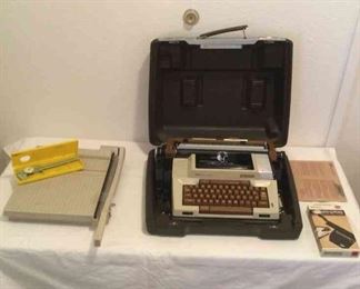 Coronamatic Typewriter And Office Cutter