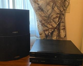 Fisher Speakers With Yamaha DVD Player