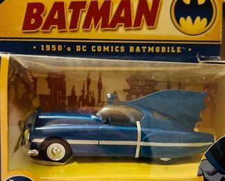 Batman toys and comics