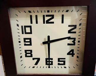 Mid century modern clock