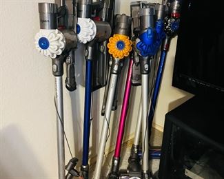 Why not? 25 Dyson vacuums 