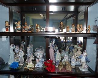 Hummels & Lladro clown figurines