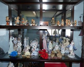 Hummels & Lladro clown figurines