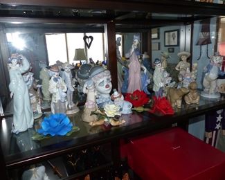 Lladro clown figurines
