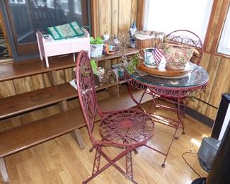 Vintage bistro set