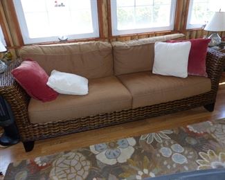 Wicker sofa
