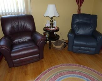 Leather recliners