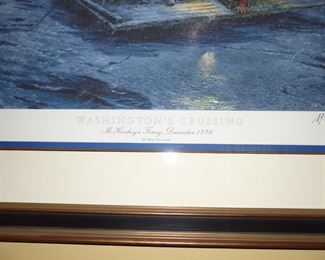 Washington's Crossing – limited edition print, artist Mort Kunstler