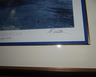 Washington's Crossing – limited edition print, artist Mort Kunstler