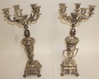 pair candleabras