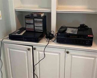 Sony 5 Disc Changer Yamaha Receiver