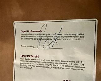 98.  Black & White Photo "Cafe du Monde" (35" x 28")