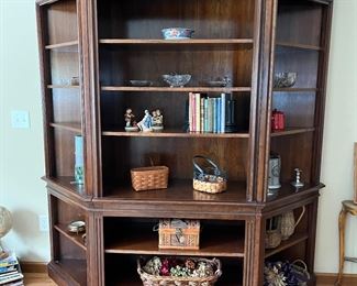 3 piece display cabinet/bookcase
