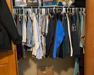 Men’s closet-
Shoes and more