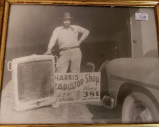 Vintage Photo Harris Radiator Shop