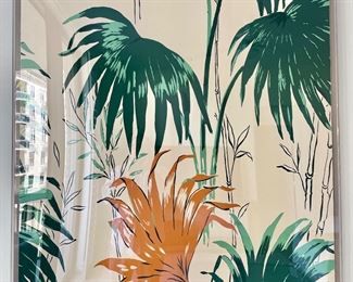 40. Pair of Paule Marrot Natural Curiosities Framed Palm Fronds Artwork