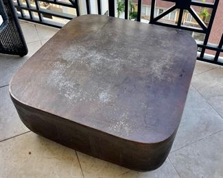 48. Square Metal Coffee Table