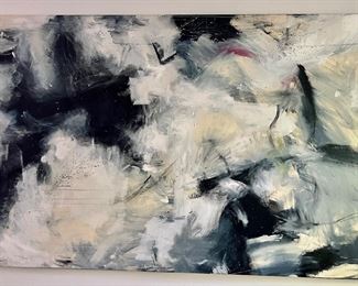 24. Contemporary Oil on Canvas Dark Clouds from Leftbank Art