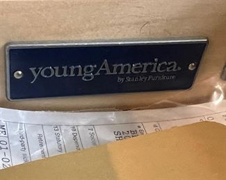 3. Young American 3 Drawer Desk w/ Keyboard Drawer (57" x 24" x 30") and Chair 