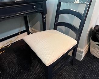 3. Young American 3 Drawer Desk w/ Keyboard Drawer (57" x 24" x 30") and Chair 