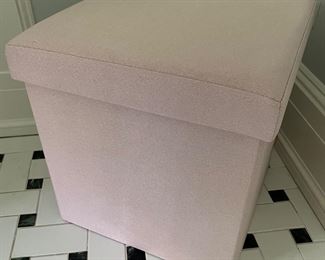 17. Poppin Box Lidded Stool (16" x 16" x 16")