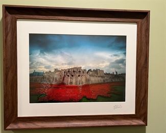 18. Signed Photograph of Castle (23" x 20")