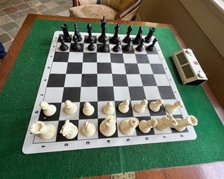 26. Chess Set and Clock 