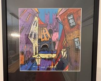 38. Print of Prague Old Town (18" x 18")