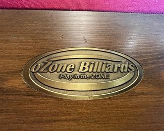 39. oZone Billiards Table