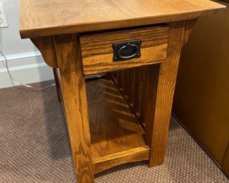 67. Pair of Mission Style End Tables (18" x 25" x 22")