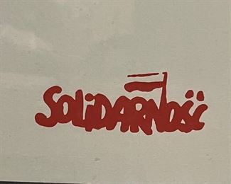 88. "Solidarnlosc" Poster by M. Stryjeck '89 (20" x 28")