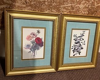 86. Pair of Botanical Prints (11" x 13")