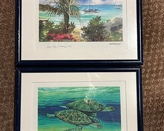 95. "Sapodilla" Signed Pamela Leach (9" x 7")