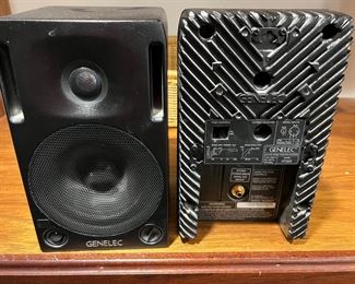 100. Set of 4 Genelec Speakers model # HT205 Consumer Analog Input SN HT205PM2001924