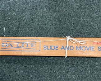 104. DA-Lite Slide & Movie Screen 