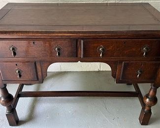 112.  Vintage 4 Drawer Desk (41" x 21" x 31")