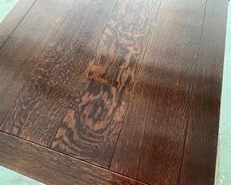 115. Stickly Plank Top Dining Table w/ 2 leaves (60" x 42" x 30")