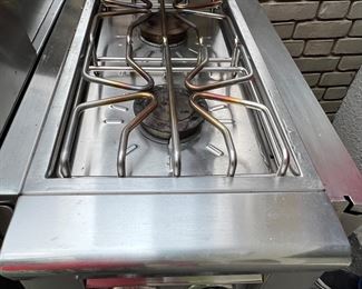 117. 5 Burner Lynx ProSear Grill Rotisserie w/ Side Burner Model # L42PFFR-NG Serial # 08F50325-11328