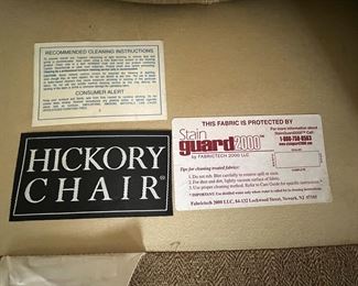 141. Pair of Hickory Chair Tufted Back Arm Chairs (33" x 33" x 36")