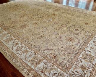 150. Hand Knotted Gold-Toned Rug (18' x 12')