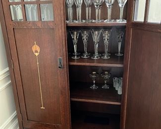 157. Stickley Harvey Ellis 2 Door Dining Room Display Case (This is good starting price)