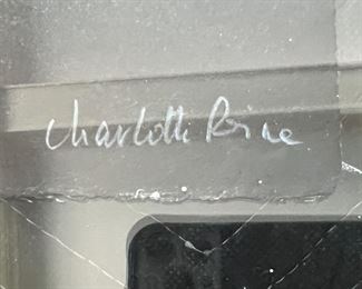 184. Glass Framed Lithograph "Duo" by Charlotte Price 114/120 (24" x 30")