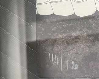 184. Glass Framed Lithograph "Duo" by Charlotte Price 114/120 (24" x 30")