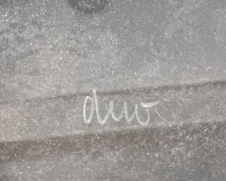 184. Glass Framed Lithograph "Duo" by Charlotte Price 114/120 (24" x 30")