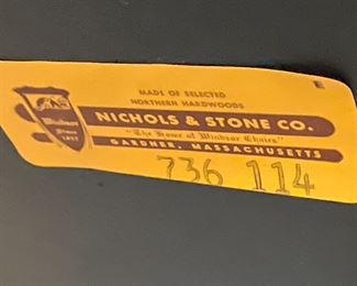 Nichols & Stone rocker in the Hitchcock style 