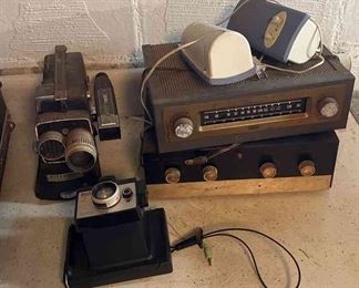 Old Radios And Cameras