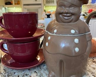 Antique Cookie Jar, The Baker