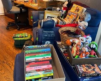 Huge Assortment of Grandchildren toys and more from Vintage to Modern including Disney Characters and  Books